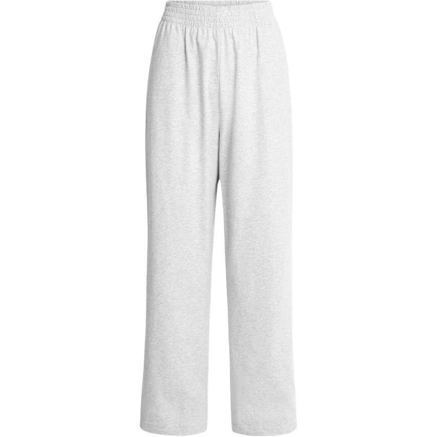 Skims SS25 COTTON JERSEY WIDE LEG PANT Casual Pants Women's Light Heather Grey/Light Heather Gray