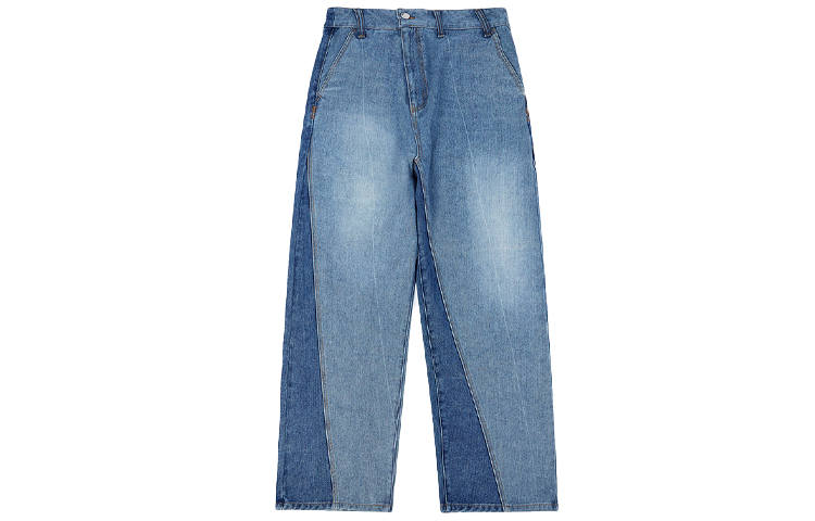 ADER ERROR ADER ERROR Jeans Women's Blue Moderate Straight Fit Pants