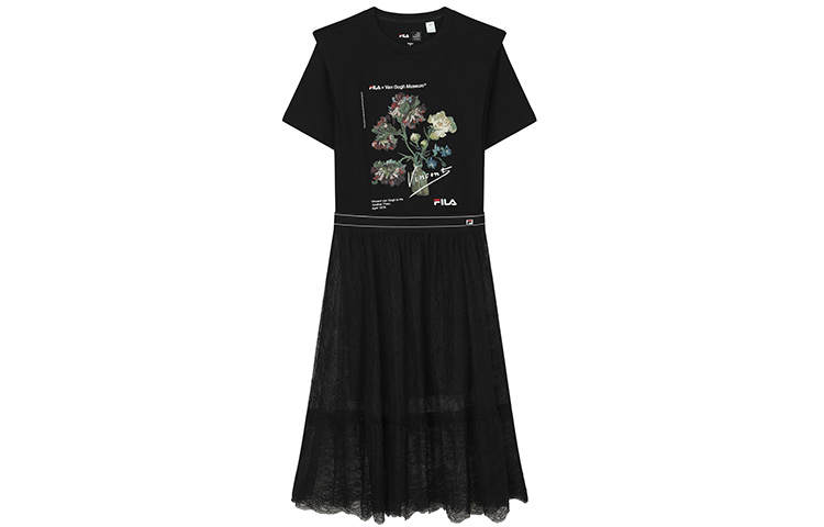 FILA x FANGAOBOWUGUAN,LIANMINGKUAN Dress Women's Jet Black