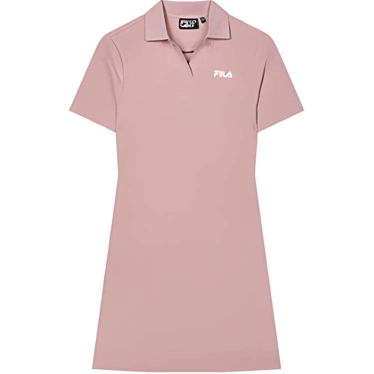 FILA Heritage Short Sleeved Dress Women's Agar Pink