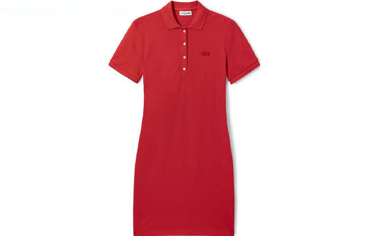 LACOSTE Lacoste short-sleeve polo mini dress
