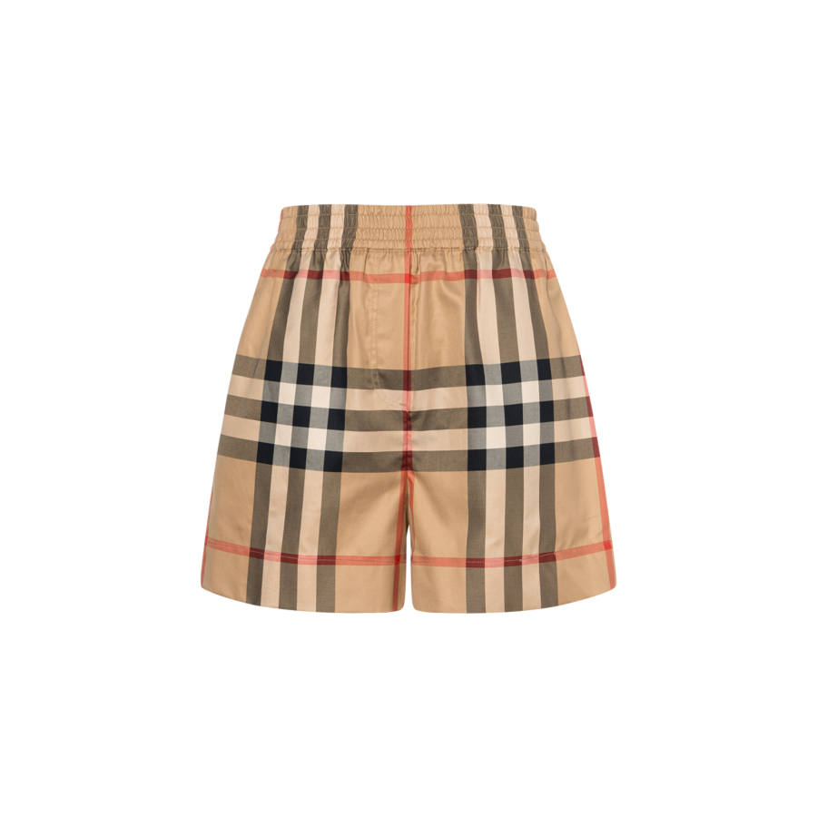 Burberry Casual Shorts Classic Fit Women's Beige