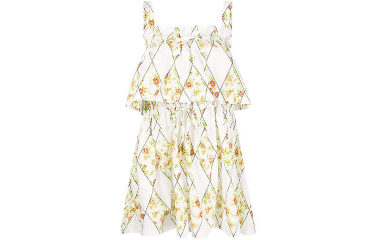 MSGM MSGM SS22 Slip Dress Women's Yellow