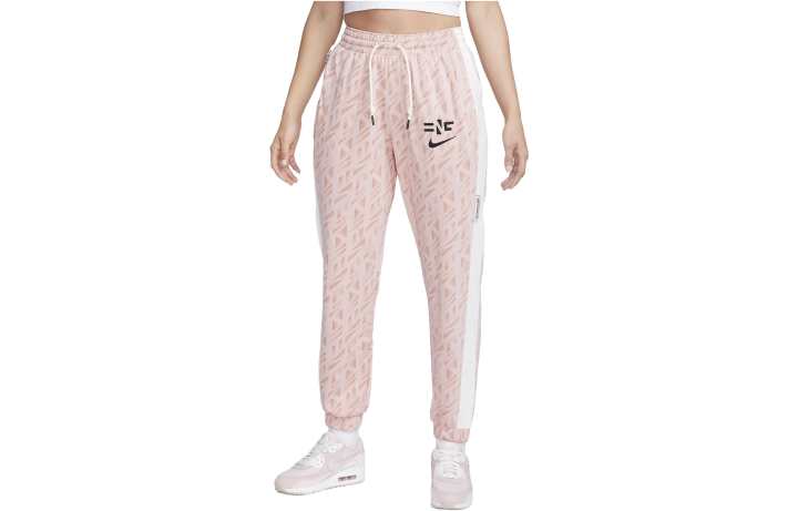 Nike Nike Knitted Sweatpants Women's Oxford Pink Moderate Cuffed Pants