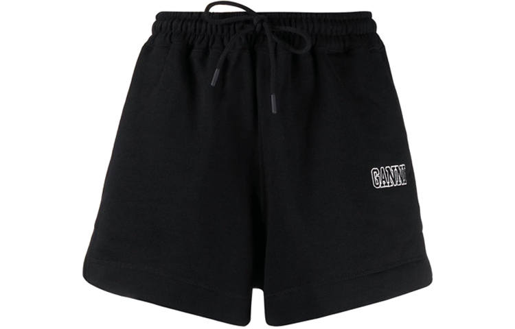 GANNI Casual Shorts Women's Black Moderate