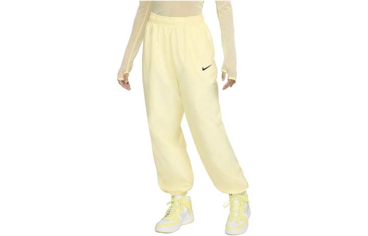 Nike Nike Knitted Sweatpants Women's Neon Yellow Moderate Cuffed Pants
