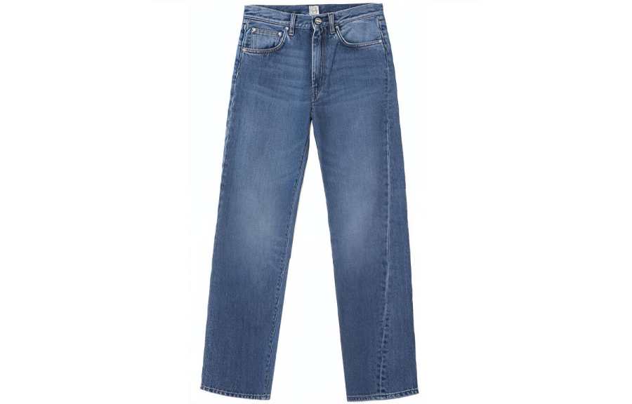 Toteme logo-patch jeans
