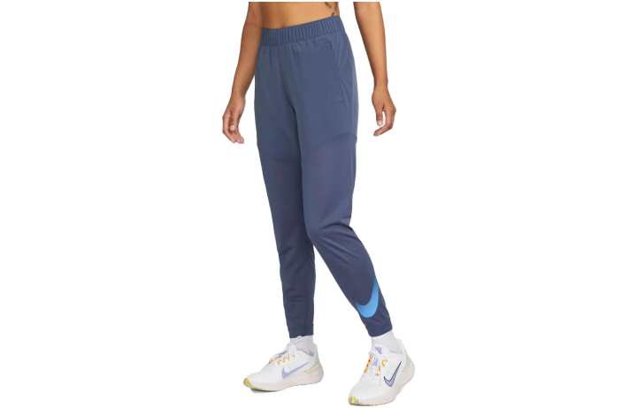 Nike Nike Dri FIT Swoosh Run Knitted Sweatpants Women's Blue