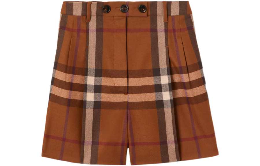 Burberry Casual Shorts Women's Birch Brown