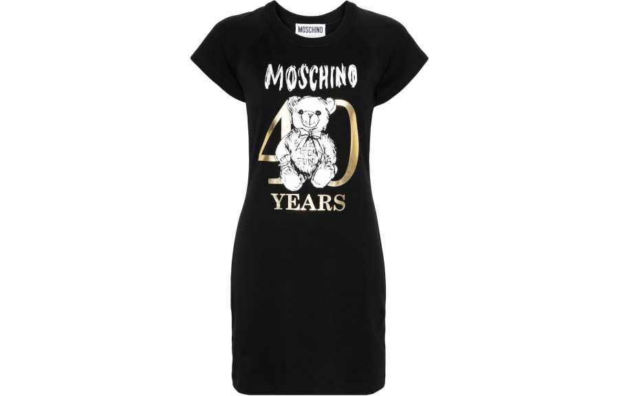 MOSCHINO Short Sleeved Dress Women's Black