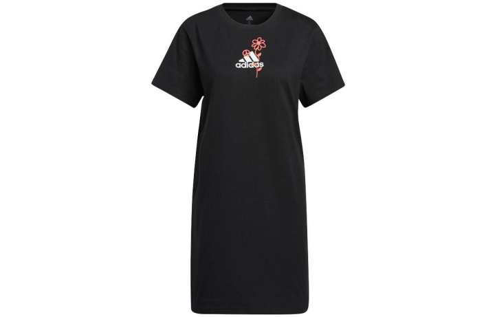 Adidas Adidas Short Sleeved Dress Women's Black