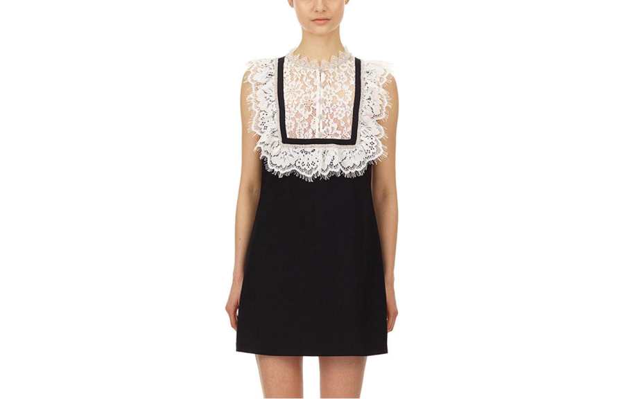 Self-portrait Self portrait Sleeveless Dress Women's Black & White