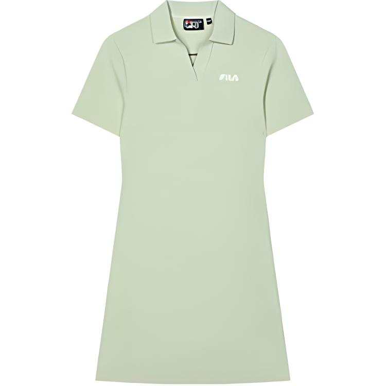 FILA HERITAGE BASKETBALL SS24 Short Sleeved Dress Women's Light Indigo Green