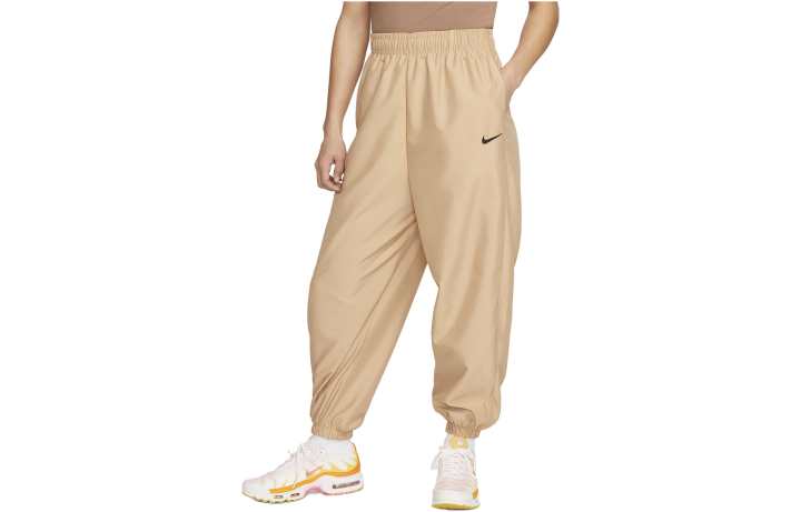 Nike Nike Knitted Sweatpants Women's Khaki Moderate Cuffed Pants