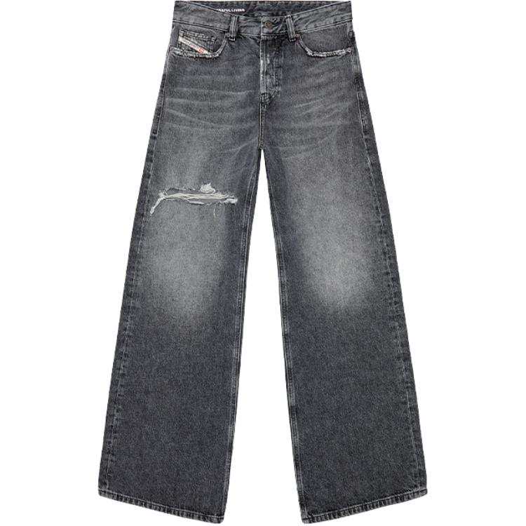 DIESEL 1996 D Sire Low Rise Wide Leg Jeans 'Black'