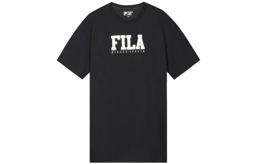 FILA Valentine's Day Collection Short Sleeved Dress Women's Jet Black