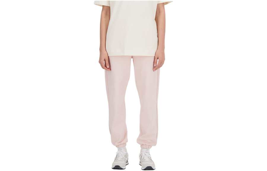 New Balance New Balance ICON COLLEGIATE FLEECE Knitted Sweatpants Women's Quartz Pink