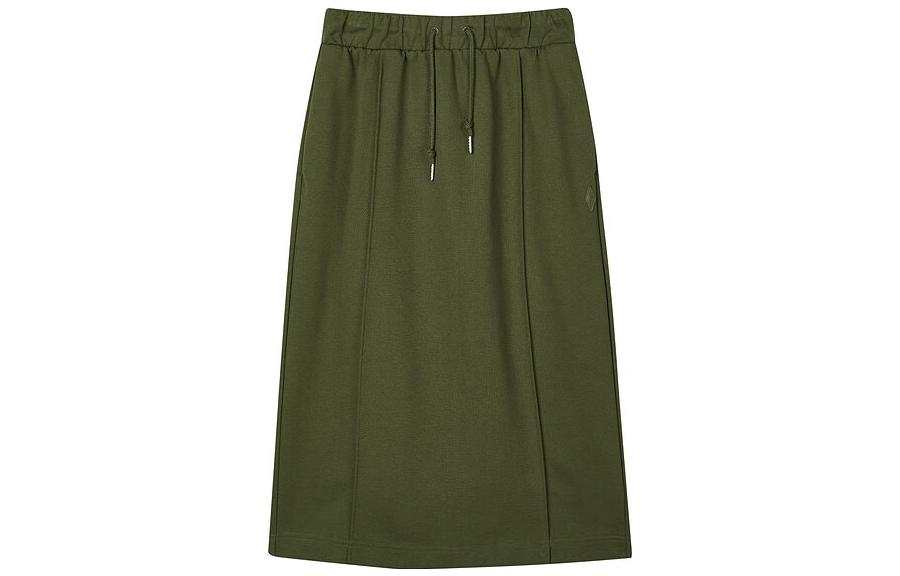 Skechers Knit Long Skirt Women's Olive