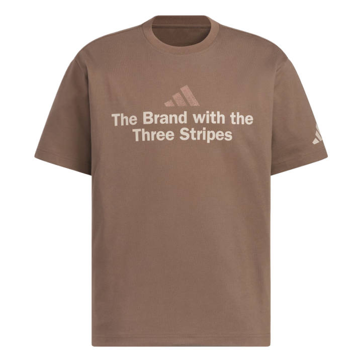 Adidas Adidas T Shirt Men's Stratum Dark Earthy Brown