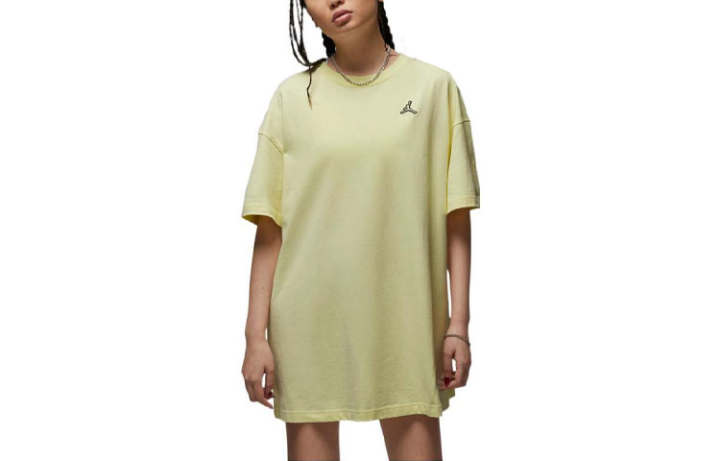 Jordan Jordan Short Sleeved Dress Women's Yellow
