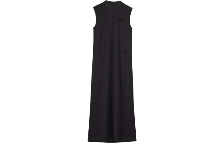 Adidas Adidas Sleeveless Dresses Women's Black Crew Neck Moderate Long