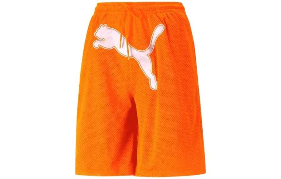 PUMA DUA LIPA Casual Shorts Women's Orange Red Moderate