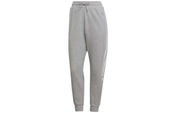 Adidas Adidas Knitted Sweatpants Women's Gray Moderate Cuffed Pants