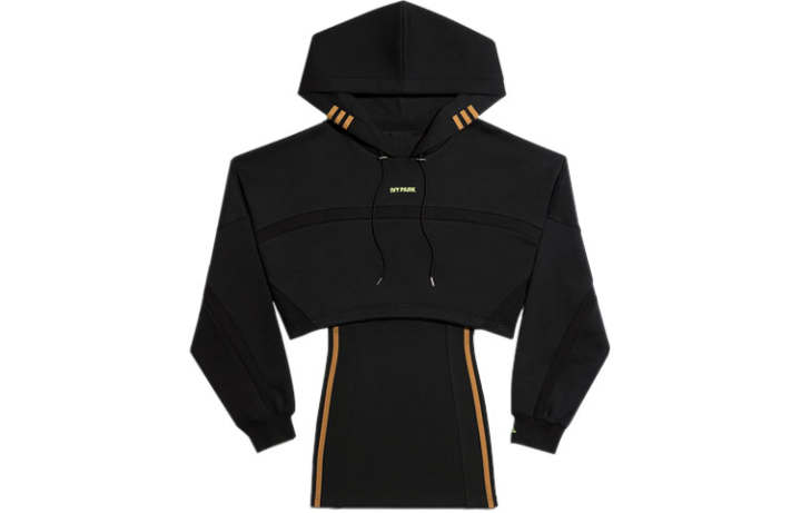 Adidas Adidas Ivy Park Hooded Cutout Dress Black
