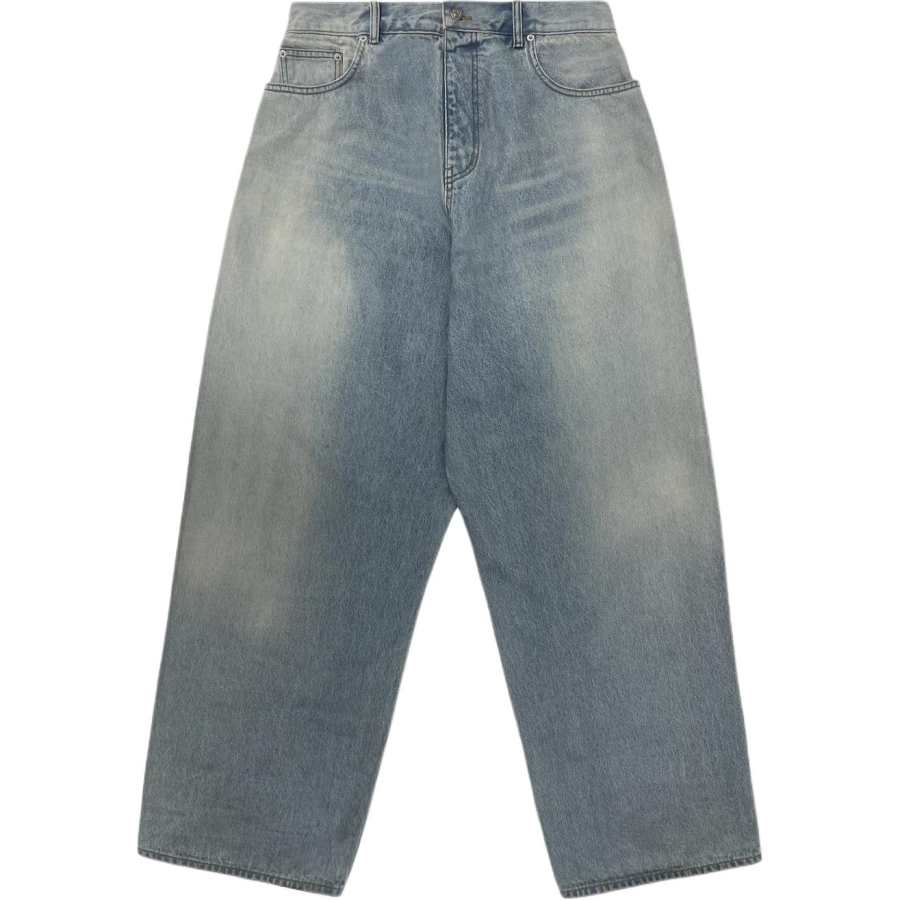 GRAILZ Jeans Unisex Blue Moderate Straight Fit Pants