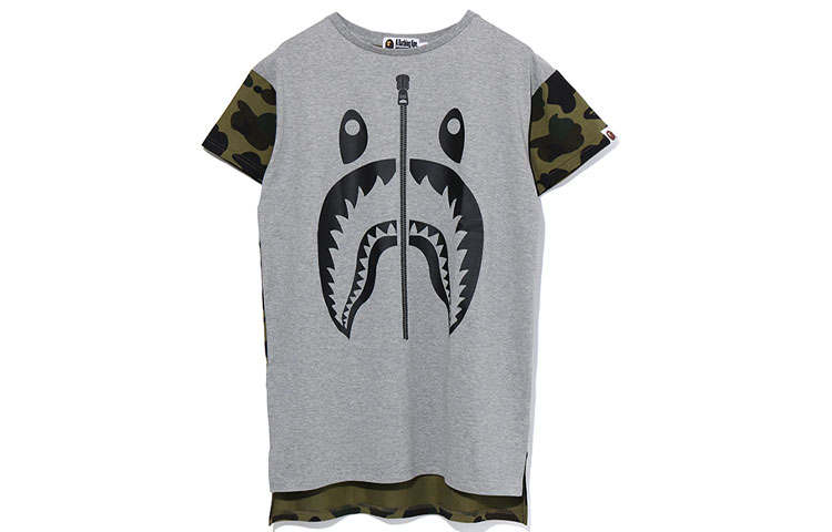 A BATHING APE Shark Series Short Sleeved Dress Women's