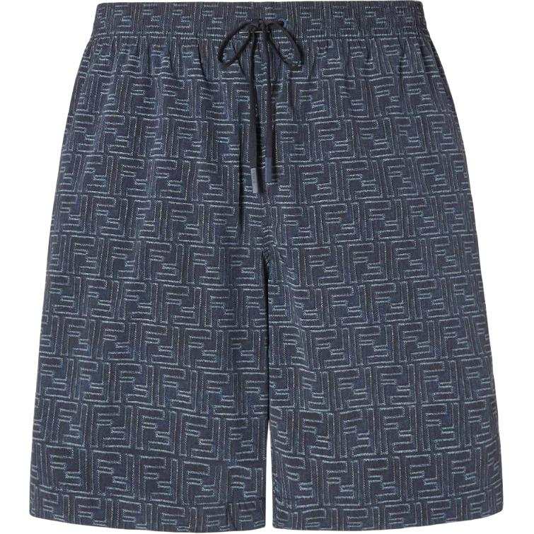 FENDI FENDI Ff Printed Drawstring Swim Shorts