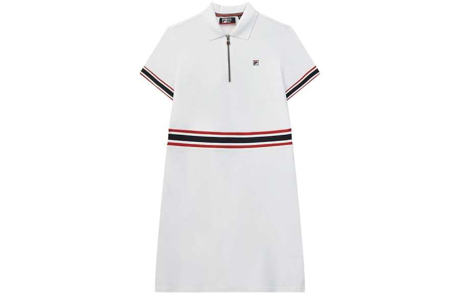 FILA MODERN HERITAGE Short Sleeved Dress Women's White