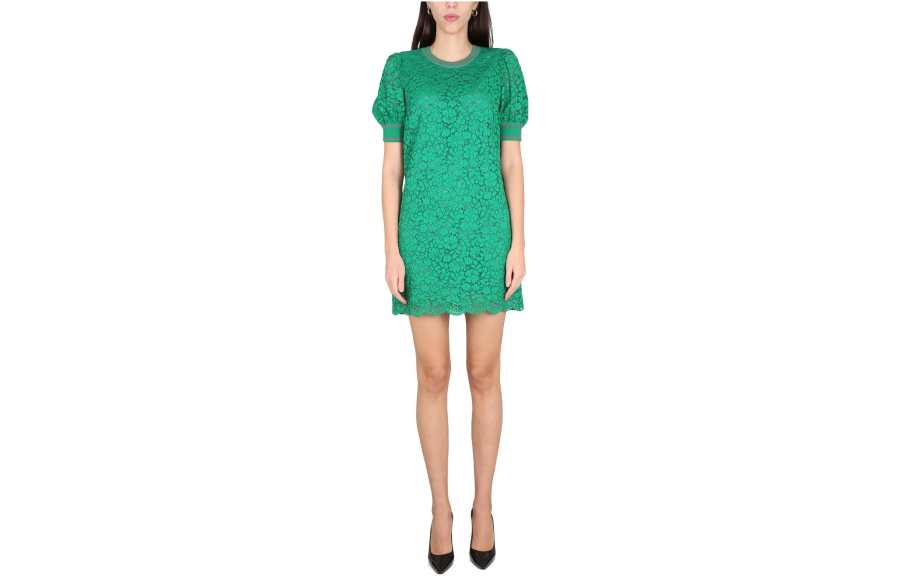 MOSCHINO Short Sleeved Dresses Women's Green