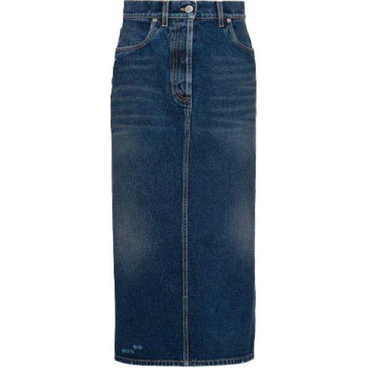PRADA 【Previous Season】denim midi skirt