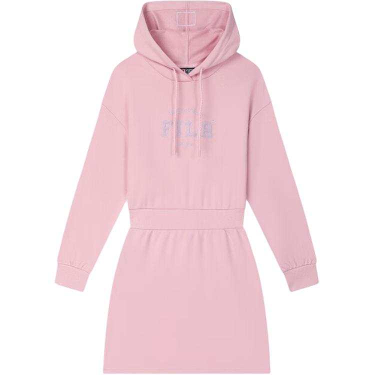 FILA Long Sleeved Dress Women's Dark Cherry Blossom Pink