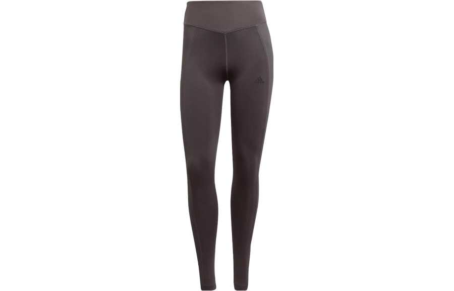 Adidas Adidas Knitted Sweatpants Women's Brown Moderate Slim Fit Pants