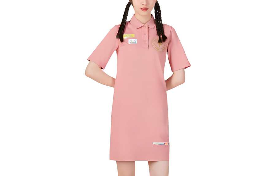 PUMA Short Sleeved Dress Women's Pink