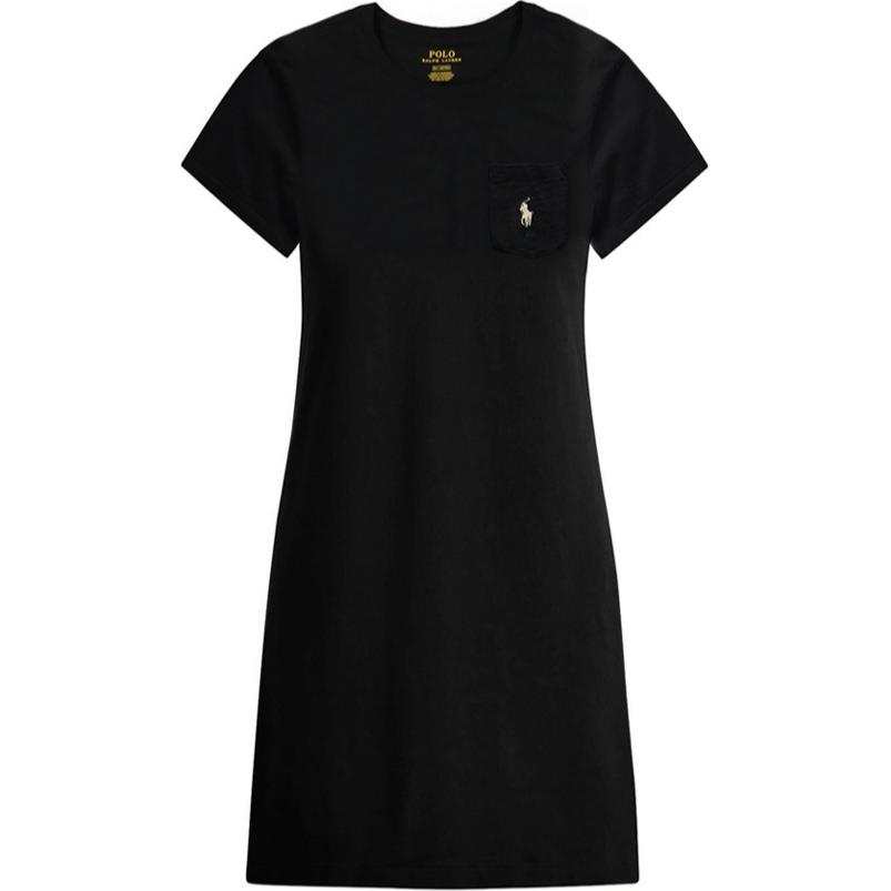 Polo Ralph Lauren Short Sleeved Dress Women's Black