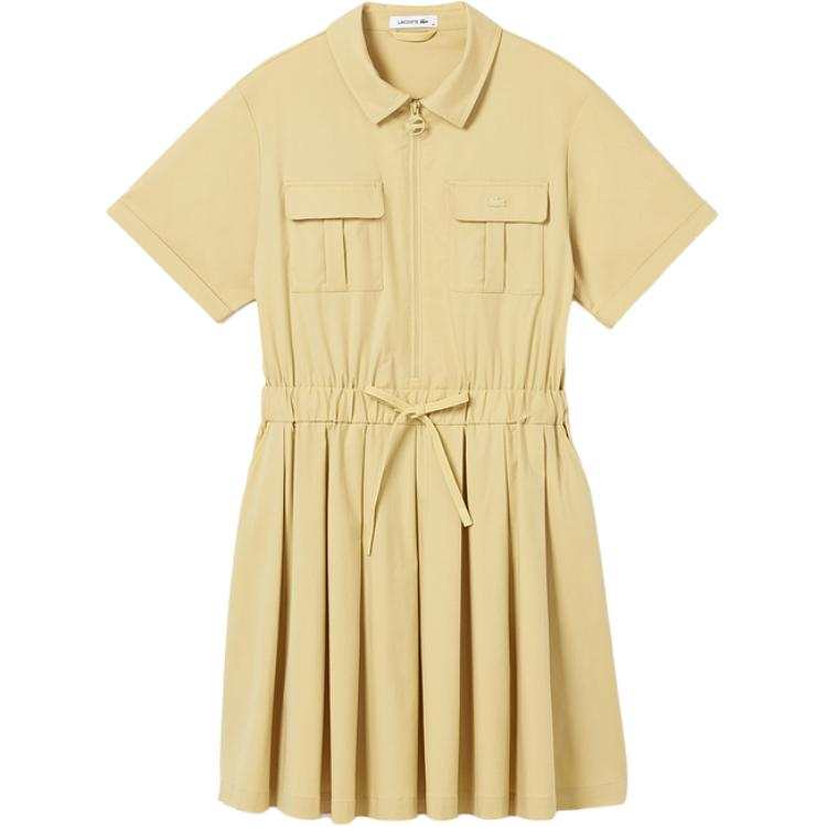 LACOSTE Short Sleeved Dress Women's Croissant