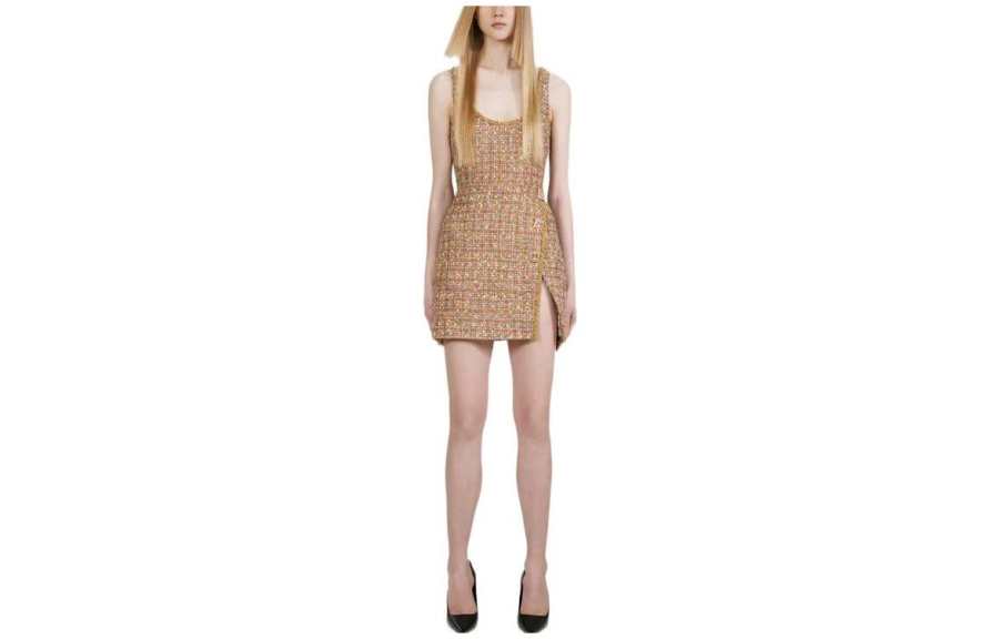 Self-portrait Self portrait SS22 Dress Women's Gold