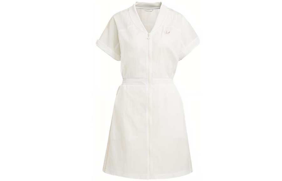 Adidas Originals Short Sleeved Dress Women's White