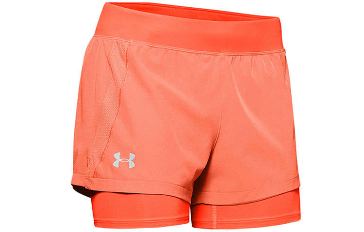 Under Armour Casual Shorts Women's Orange Moderate