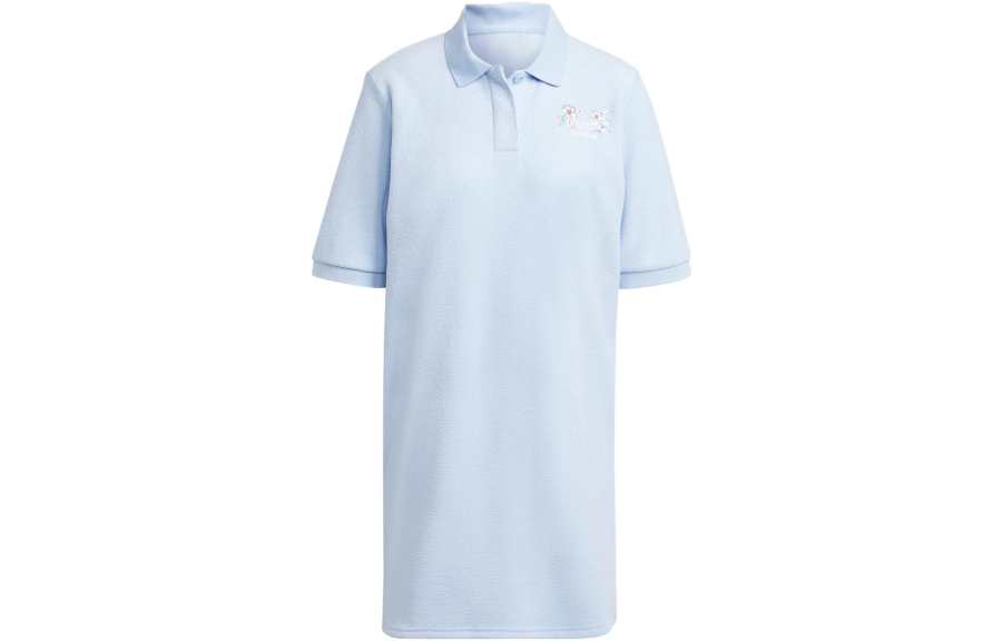 Adidas Originals Cherry Blossom Limited Series Short Sleeved Dress Women's Light Pink Blue