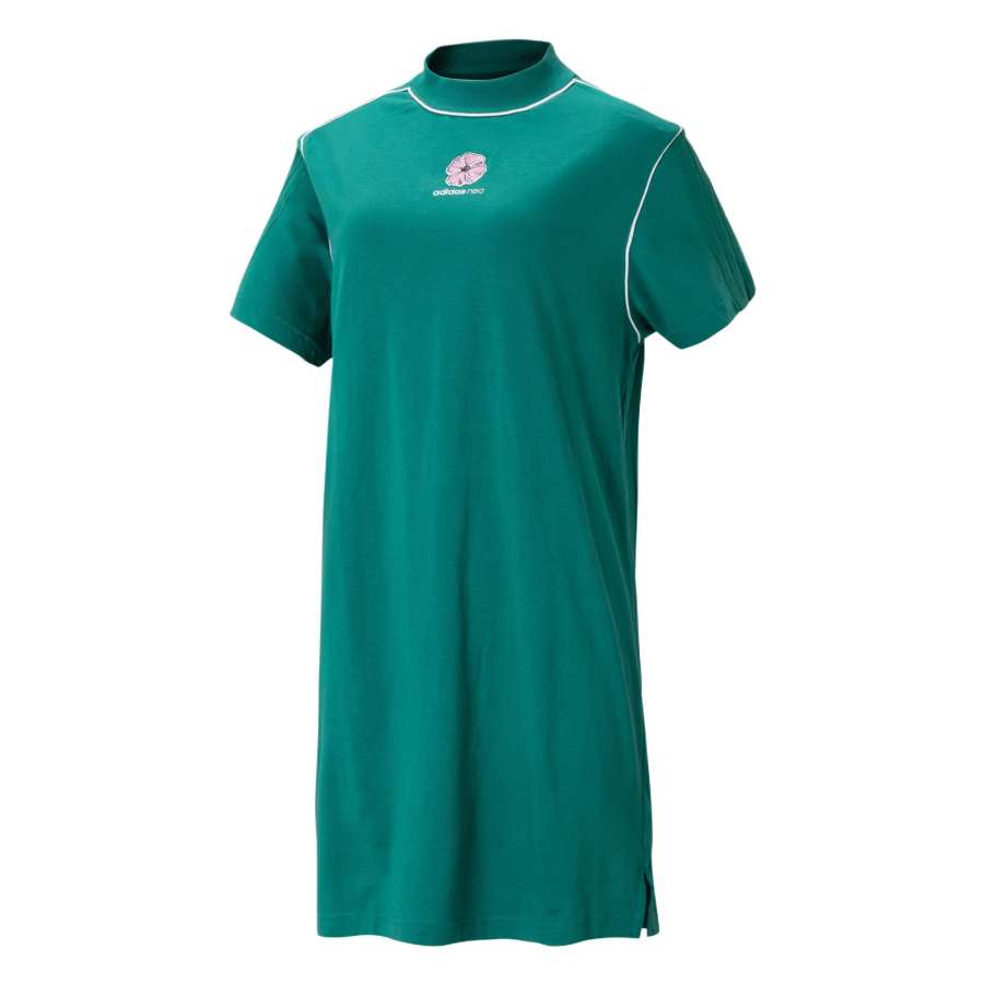 Adidas Neo Short Sleeved Dress Women's Green