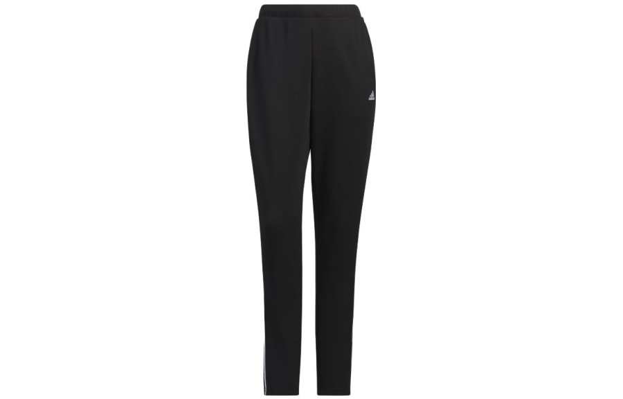 Adidas Adidas Knitted Sweatpants Japan Version Women's Black White