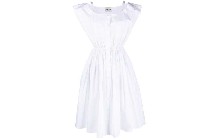 Miu Miu cotton midi dress
