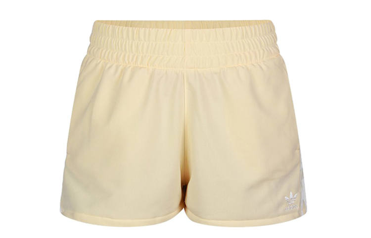 Adidas Originals 3 Stripes Casual Shorts Women's Yellow