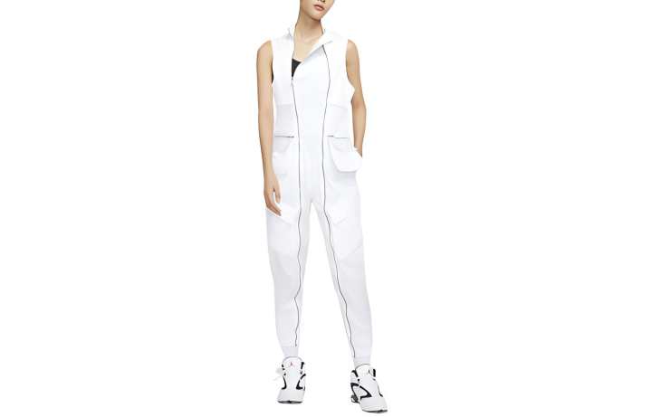 Jordan Jordan Jumpsuits Women's White Moderate Straight Fit Pants