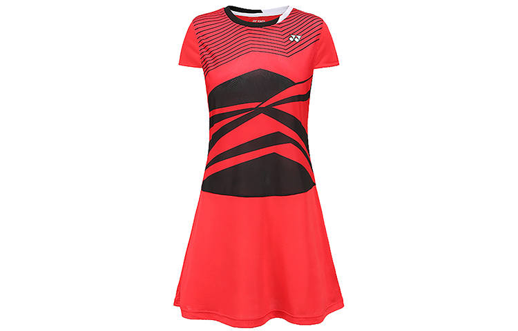 YONEX Short Sleeved Dresses Women's Crew Neck Moderate Short