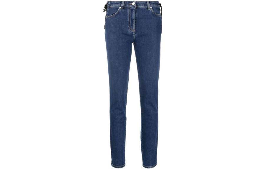 MOSCHINO Jeans Women's Blue Moderate Slim Fit Pants